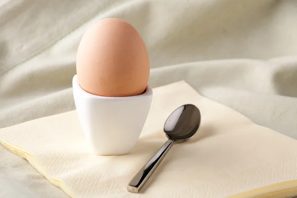 Braunes Ei gekocht — Stockfoto