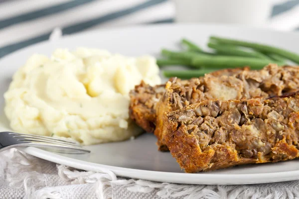 stock image Lentil Loaf Dinner