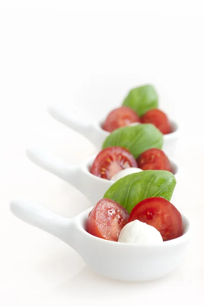 stock image Row of Caprese Appetizers