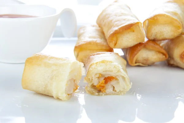 Ready to Eat Spring Rolls — Stock Photo, Image