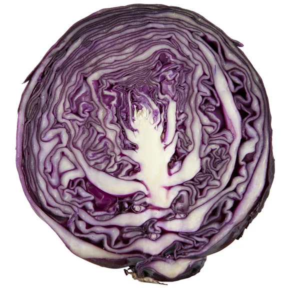 Cabbage Cross Section — Stock Photo, Image