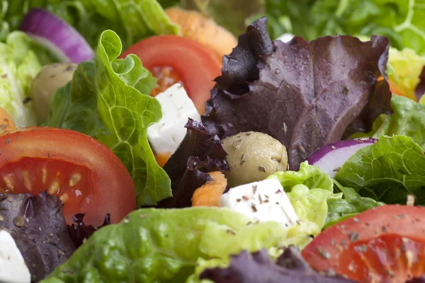 Jantar Salada fundo — Fotografia de Stock