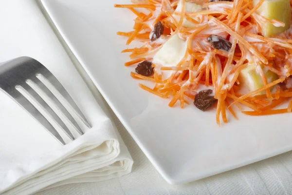 Салат из моркови — стоковое фото
