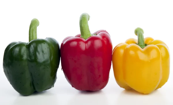 Three Bell Peppers — Stock Photo, Image