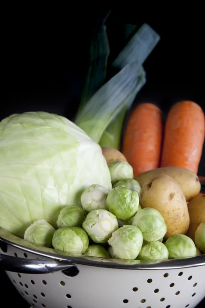荷兰冬季蔬菜垂直 — 图库照片