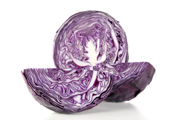 Cut Purple Cabbage — Stock Photo, Image