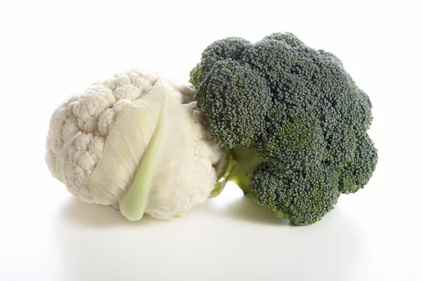 Broccoli și conopidă — Fotografie, imagine de stoc