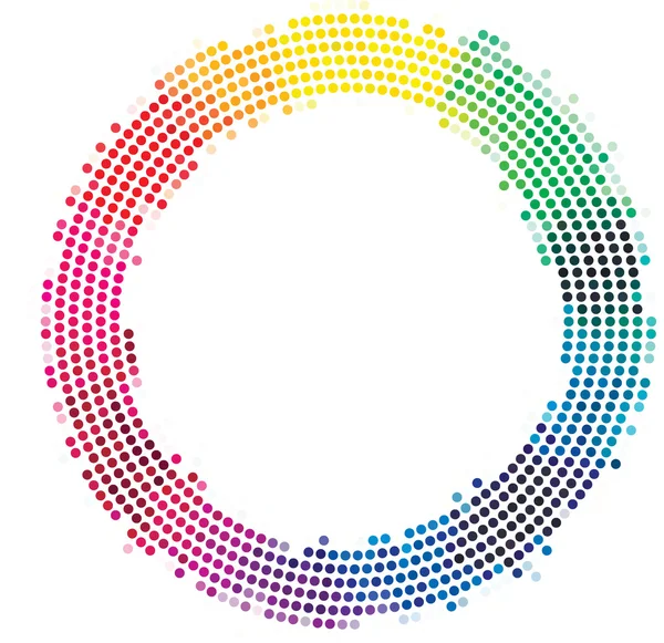 Açık renkli desen disko ışık noktalar — Stok Vektör