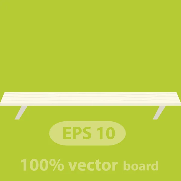 Vektorové dřeva, deska — Stockový vektor