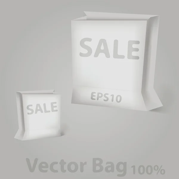 Sacos de papel, vector — Vetor de Stock