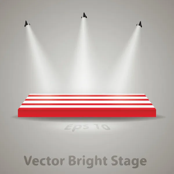 Světlé fáze s bodových světel — Stockový vektor