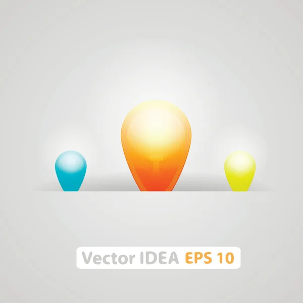 Idea business marketing strategy concept — Stock Vector