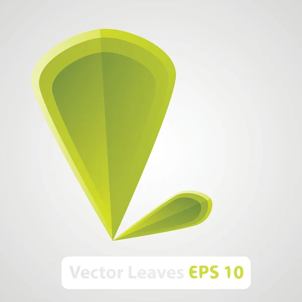 Naturaleza verde deja fondo vector — Vector de stock