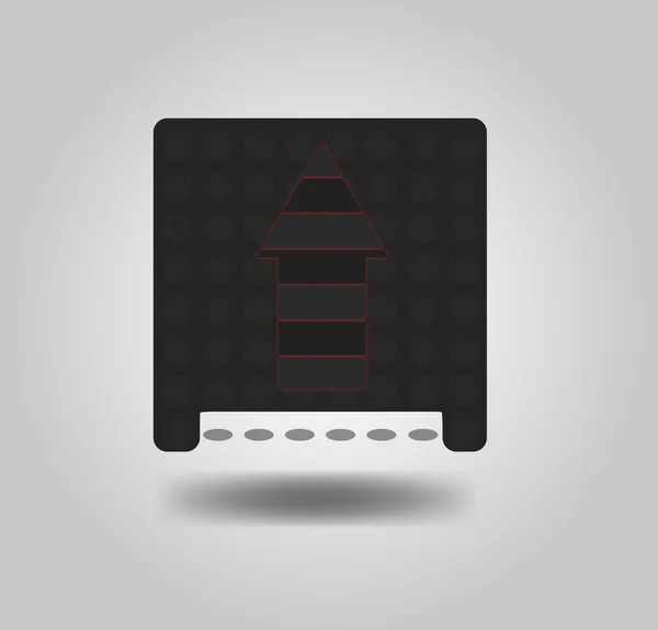 Diseño del icono de descarga web — Vector de stock