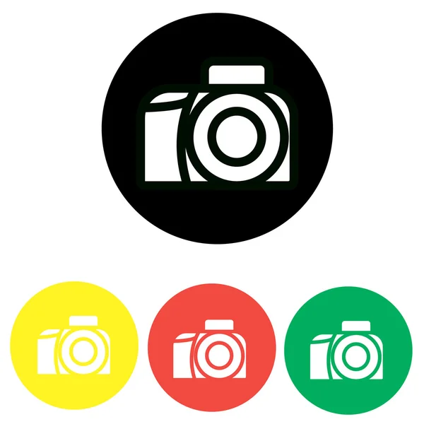 Fotografische camera — Stockvector