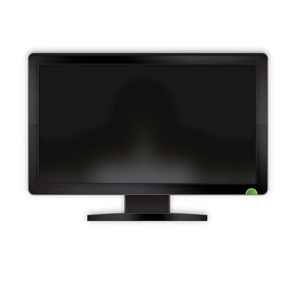 Monitor LCD - ilustración vectorial — Vector de stock