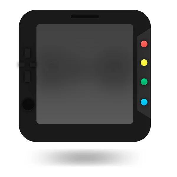 Touchpad ou tablet pc isolado em branco — Vetor de Stock