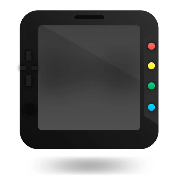 Touchpad ou tablet pc isolado em branco — Vetor de Stock