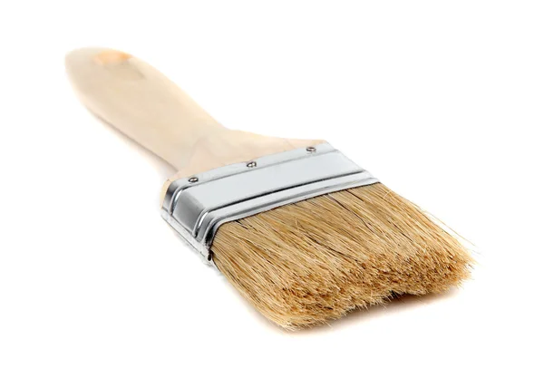 Wooden paint brush — Stock Photo, Image
