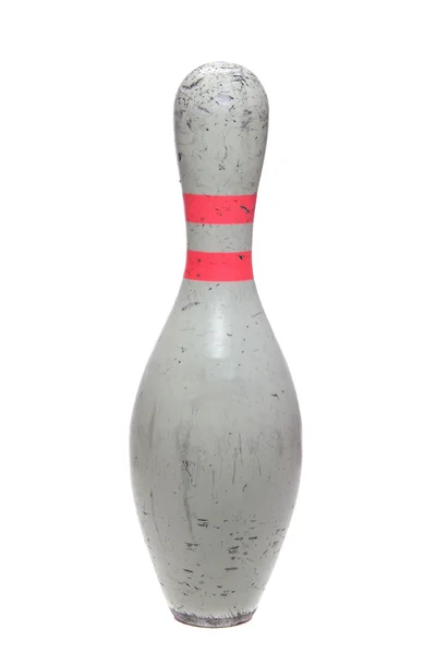 stock image Old used bowling pin