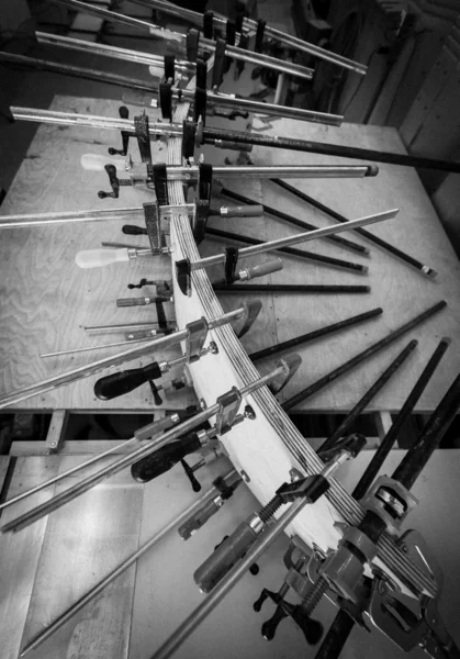 Wood clamps. — Stock Photo, Image