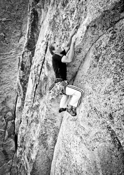 Escalador de rocas . —  Fotos de Stock