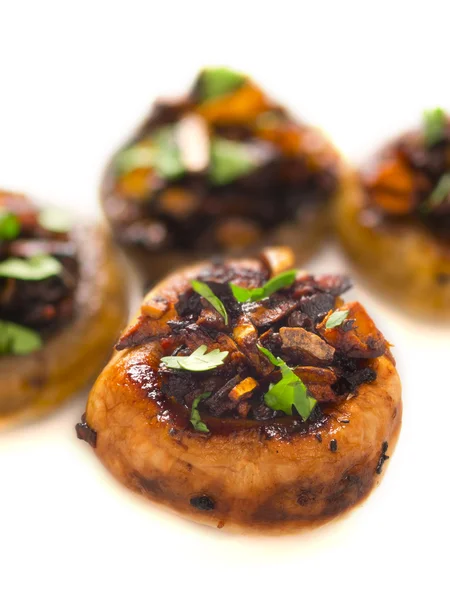 stock image Sauteed button mushrooms