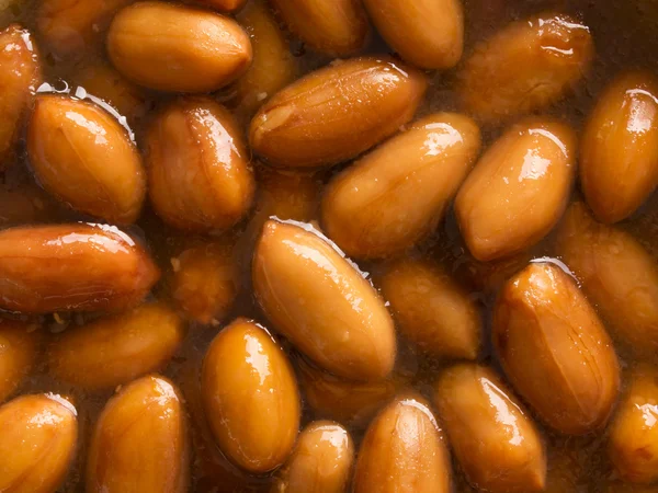 Amendoins refogados — Fotografia de Stock