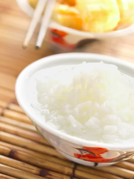 Mingau de arroz — Fotografia de Stock