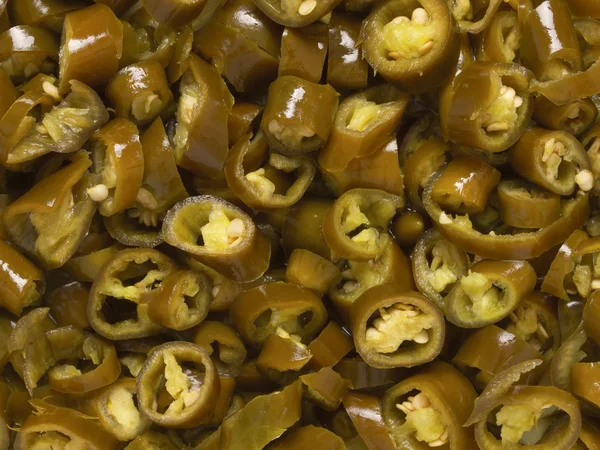 Азіатський соління зелений перець чилі — стокове фото