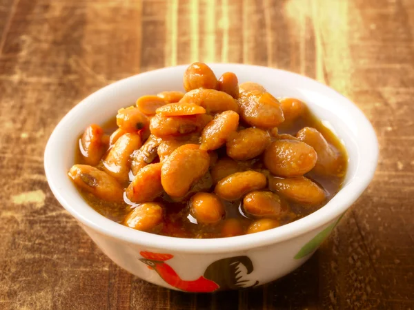 발효 시킨된 콩을 소금 — 스톡 사진