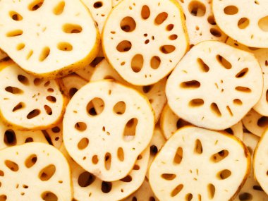 Sliced lotus root clipart