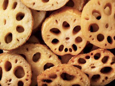 Cooked lotus root clipart