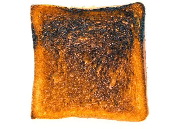 Сожженный тост — стоковое фото