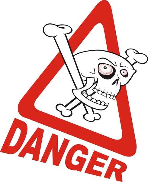 Signal d'avertissement - danger — Image vectorielle