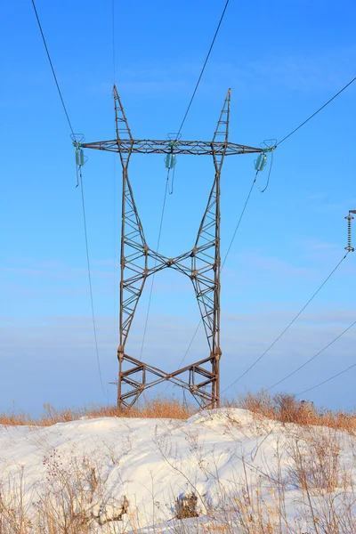 stock image Reliance power lines