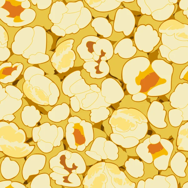 Palomitas de maíz vector patrón sin costura — Archivo Imágenes Vectoriales