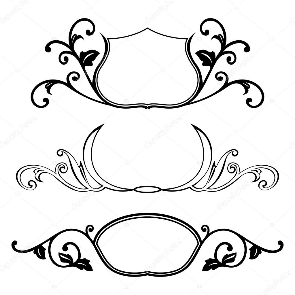Set of decorative frame