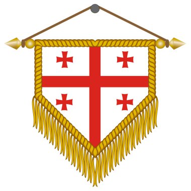 vektör flama bayrak, Gürcistan