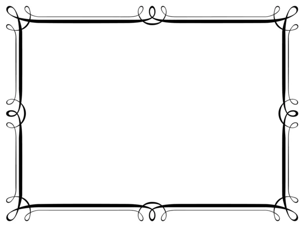 stock vector Calligraphy ornamental decorative frame