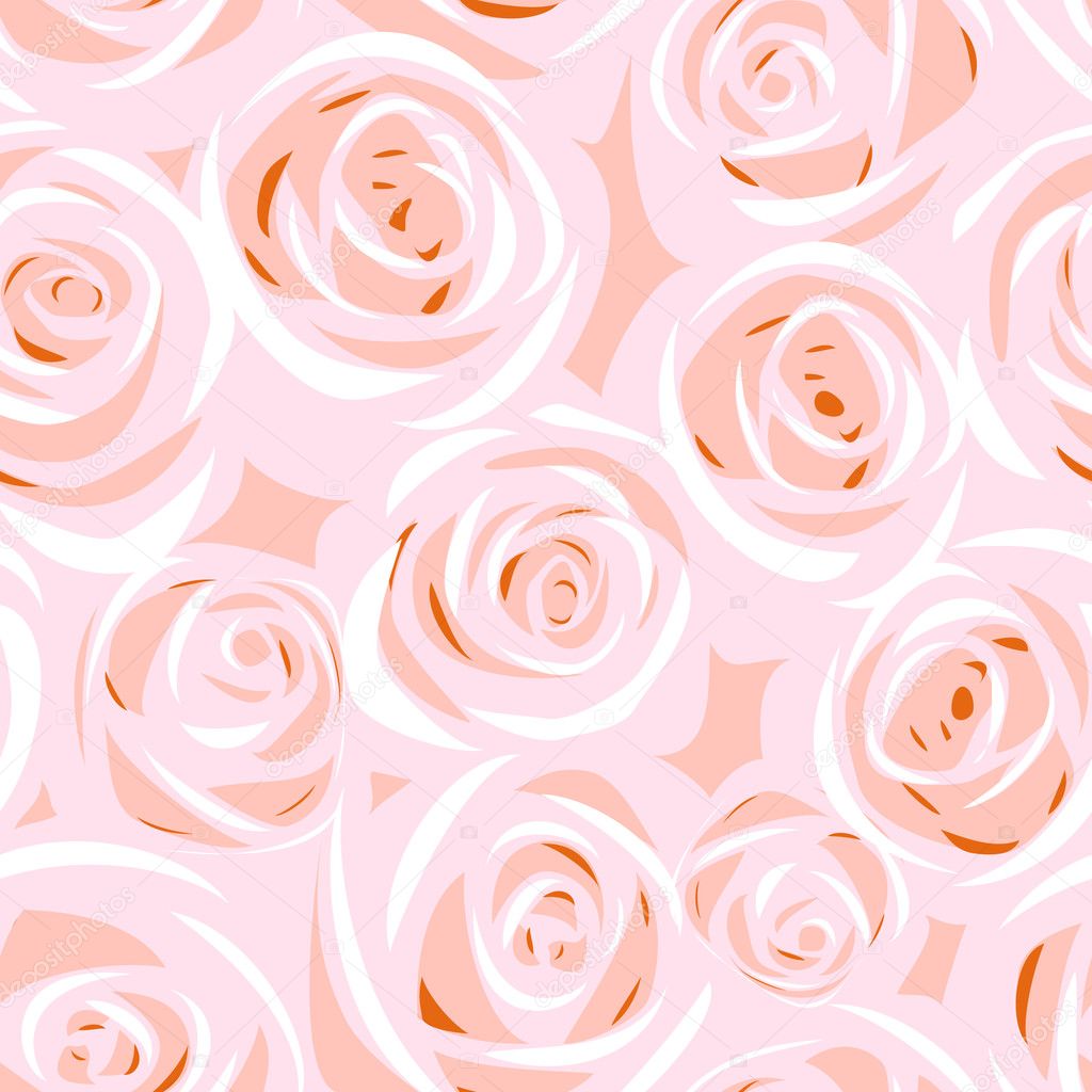 Abstract rose seamless background
