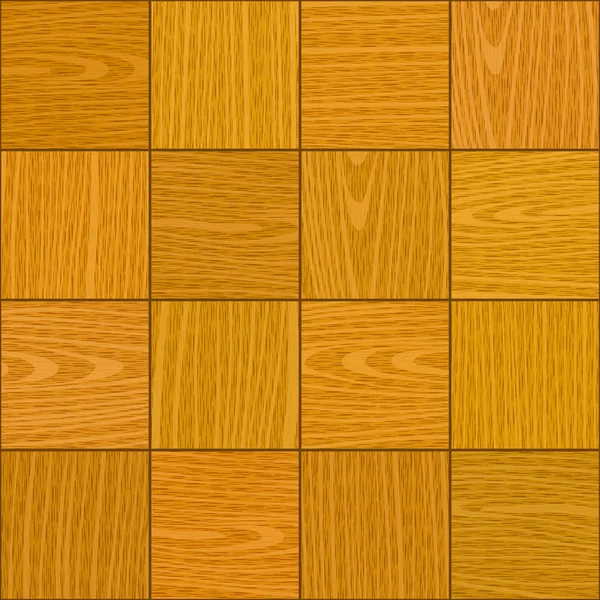 Seamless light oak square parquet panel texture — Stock Vector