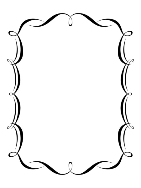 stock vector Calligraphy ornamental decorative frame