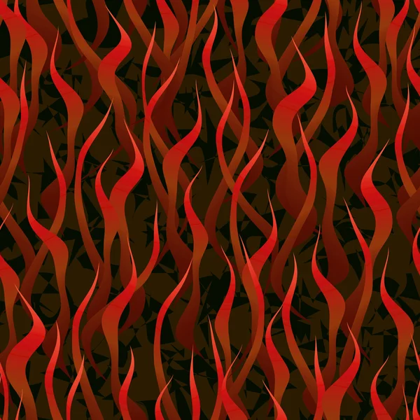 Fond de feu enfer sans couture — Image vectorielle
