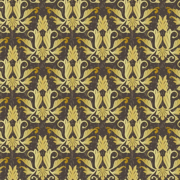 Antiguo patrón de fondo sin costuras abstracto floral — Archivo Imágenes Vectoriales
