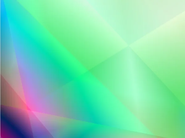 Fond lumineux abstrait vert brillant avec vague — Image vectorielle