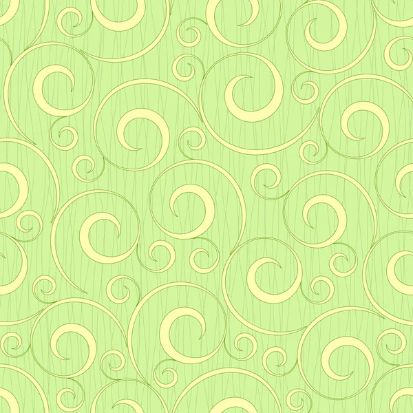 Abstrait vert clair floral fond sans couture — Image vectorielle