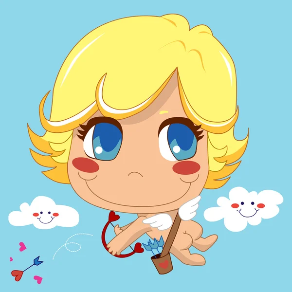 Cute Cupid — Stock Vector