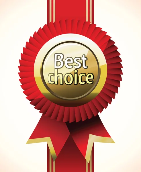 Best Choice Label — Stock Vector