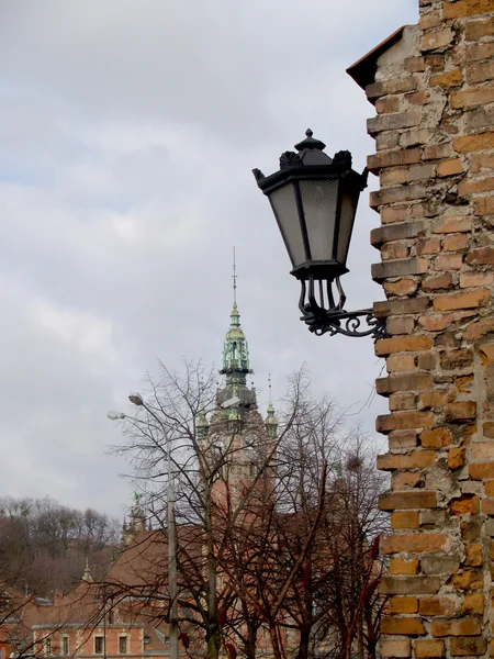 Вид на старый Гданьск, Польша — стоковое фото